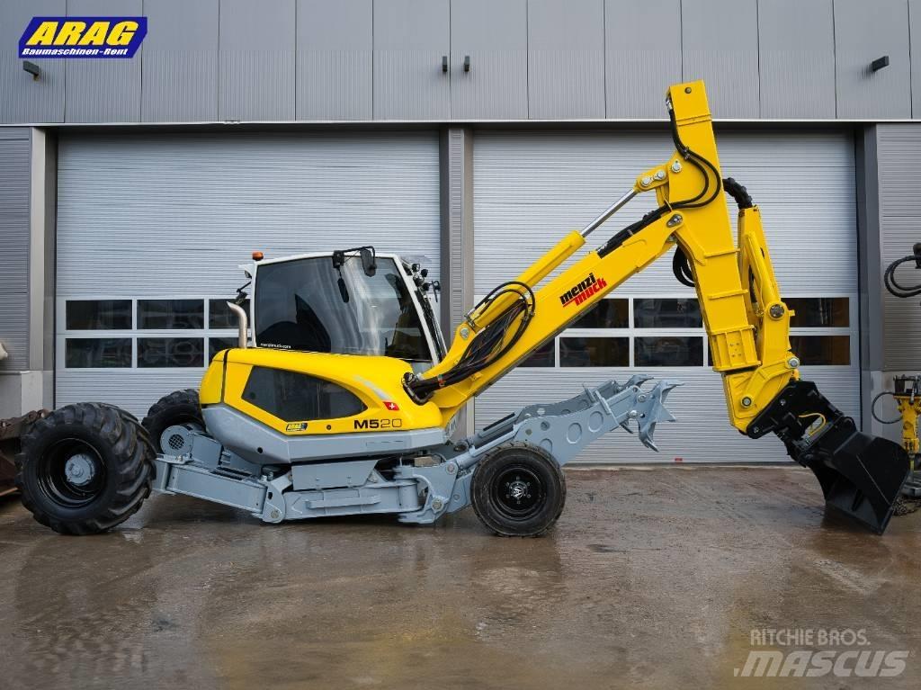 Menzi Muck M520 Bagri na kolesih