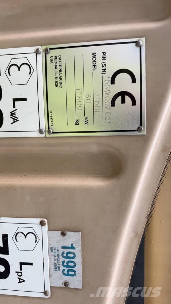 CAT 315 B L Bagri goseničarji