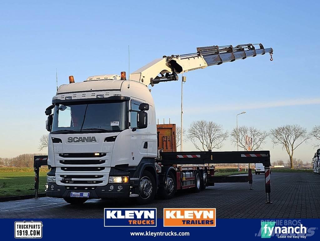 Scania R490 Tovornjaki s kesonom/platojem