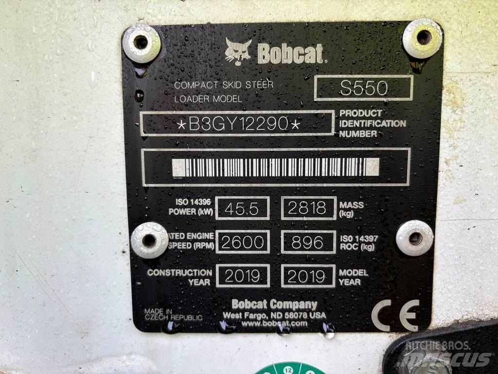 Bobcat S550 Skid steer mini nakladalci