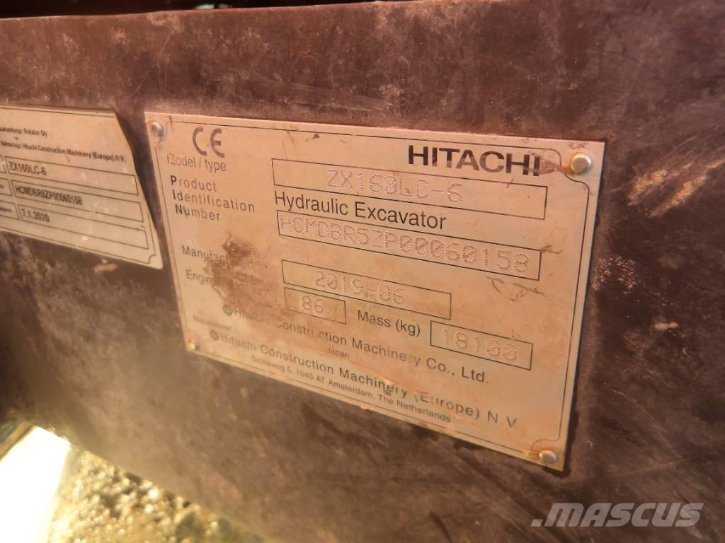 Hitachi ZX 160 LC Bagri goseničarji