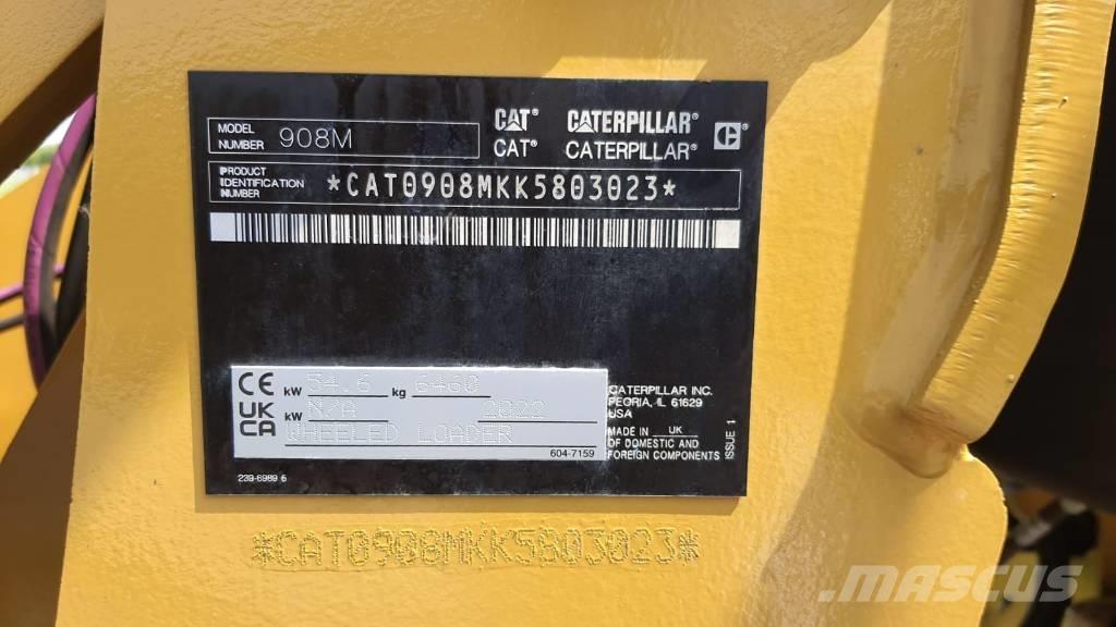 CAT 908M Kolesni nakladalci