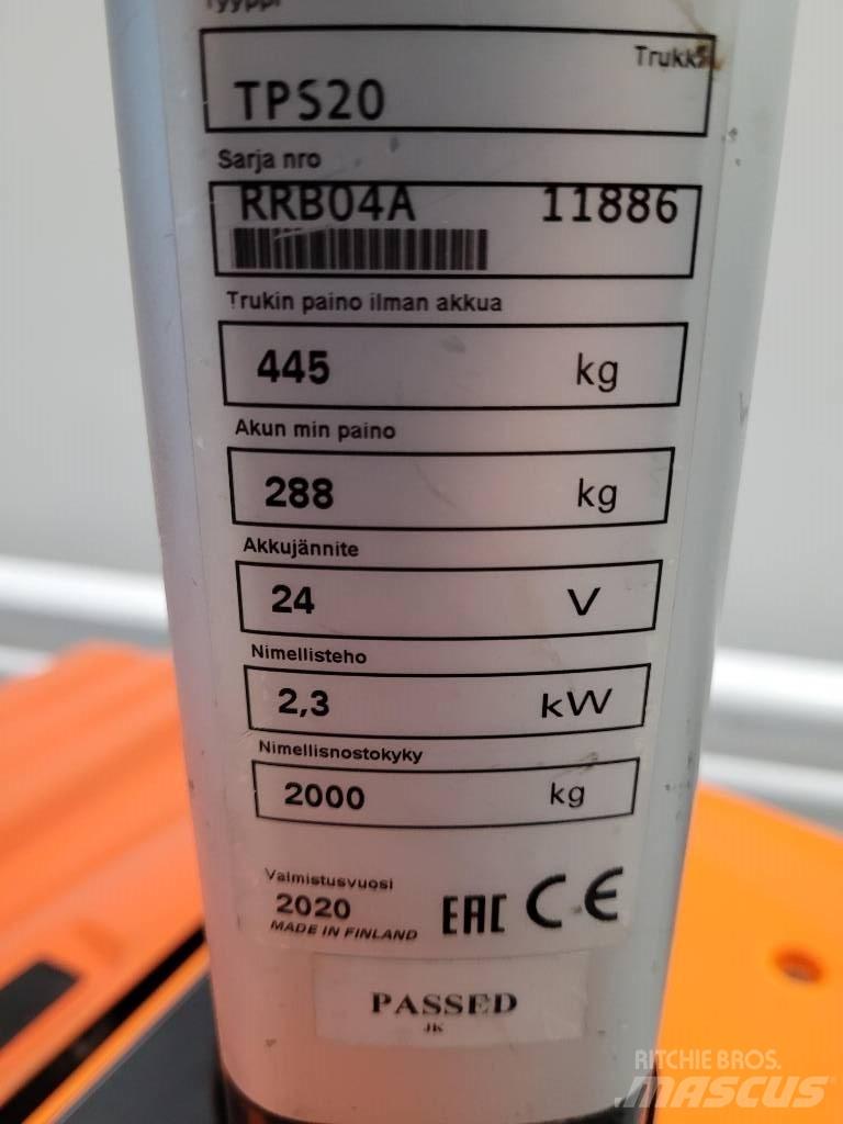 Rocla TPS20 Električni nizko dvižni viličar s stojiščem