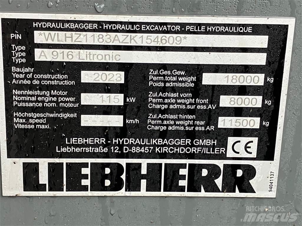 Liebherr A916 Bagri na kolesih