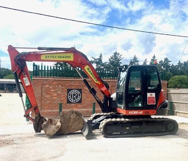 Kubota KX 080-4 Midi bagri 7t – 12t