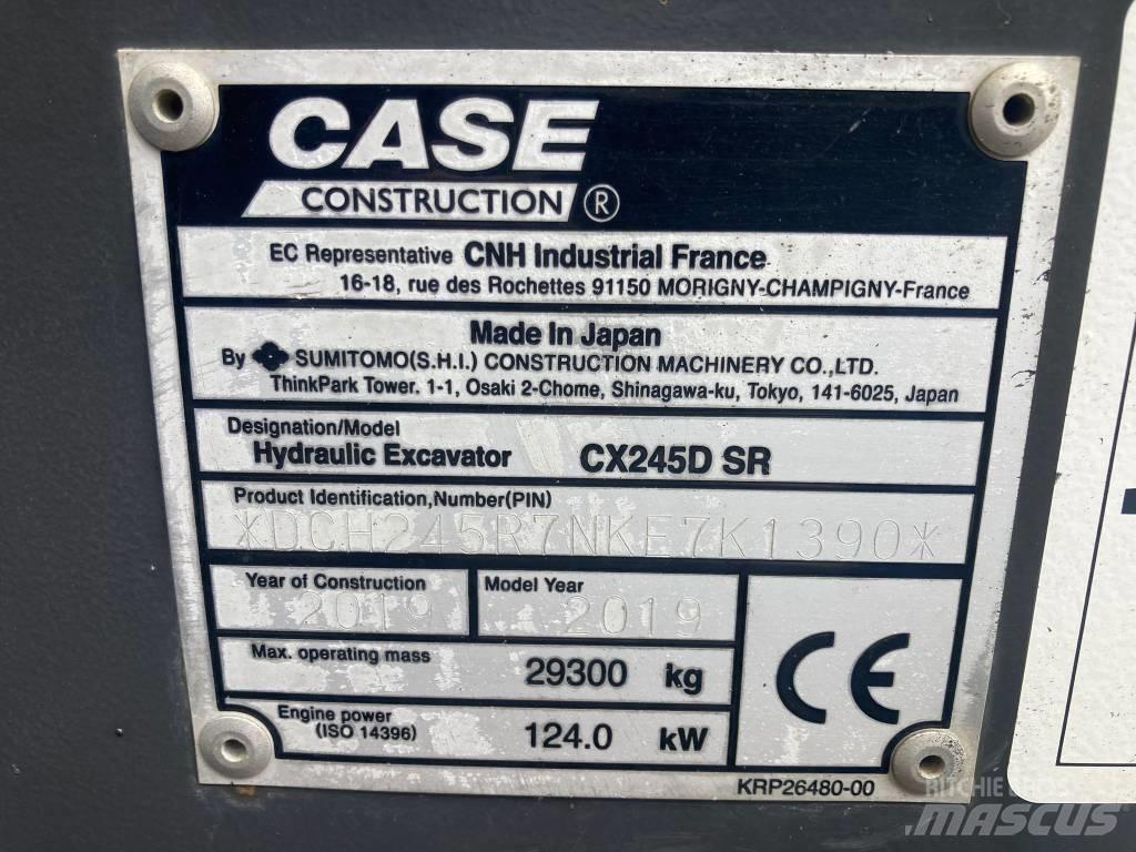CASE CX 245 D SR LC Bagri goseničarji