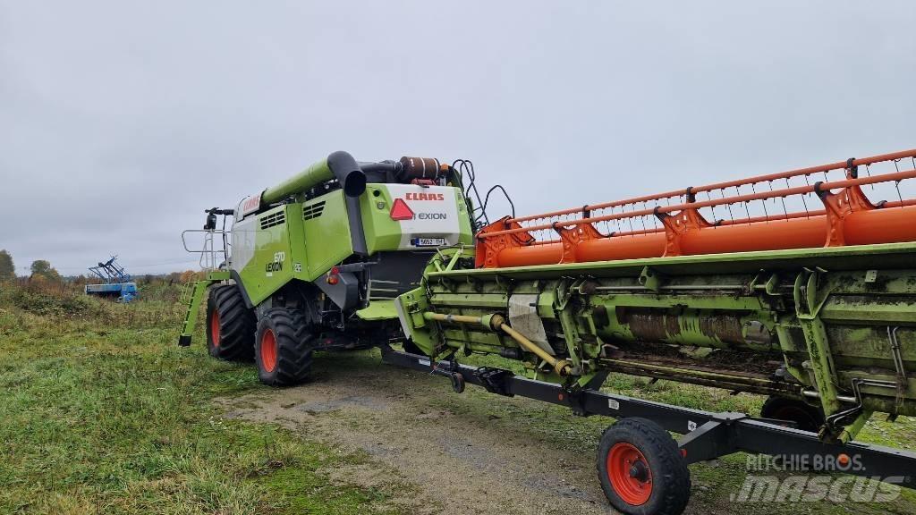 CLAAS Lexion 670 Kombajni