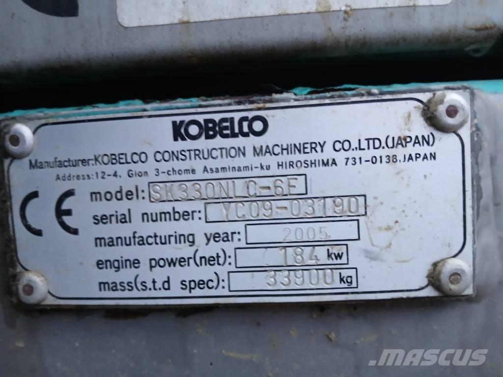Kobelco SK 330NLC-6E Bagri goseničarji