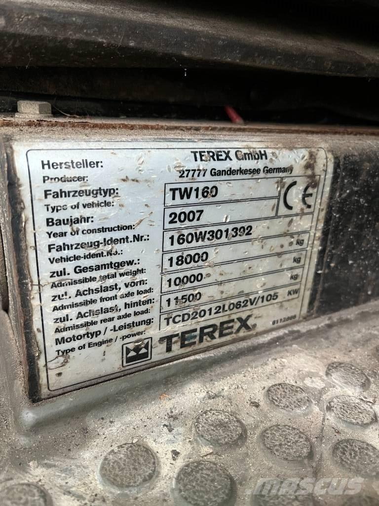 Terex TW 160 Bagri na kolesih