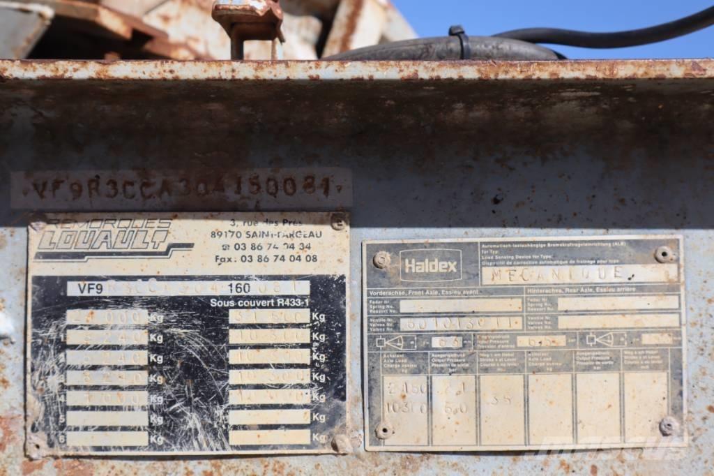 Louault R3CCA Prikolice za prevoz vozil