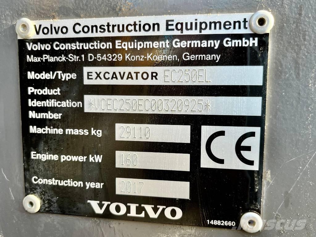 Volvo EC 250 E Bagri goseničarji