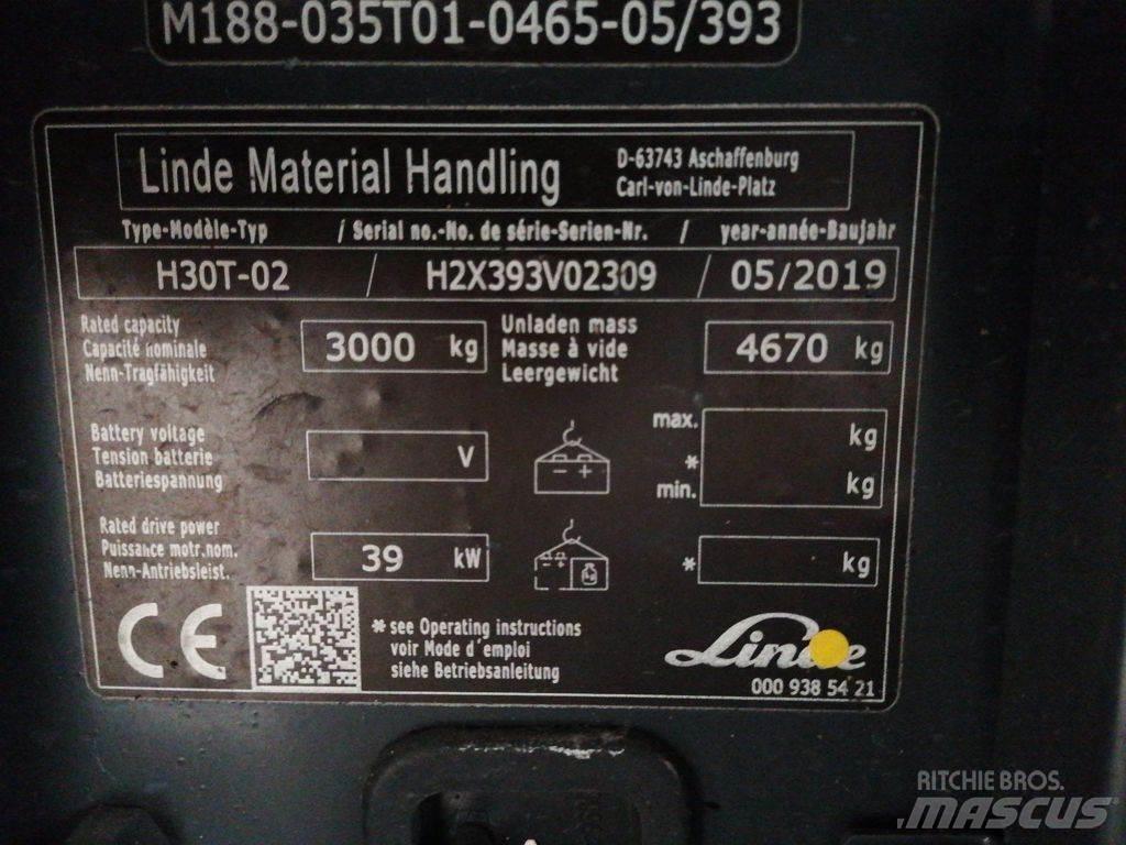 Linde H30T-02 Plinski viličarji