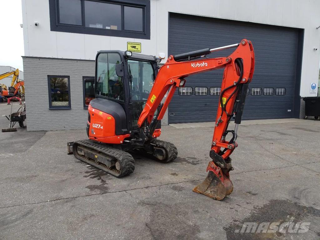 Kubota U27-4 Mini bagri <7t