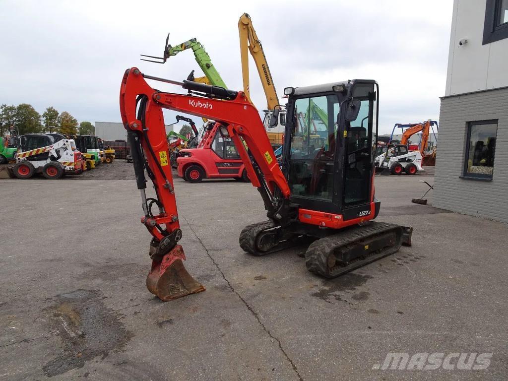 Kubota U27-4 Mini bagri <7t