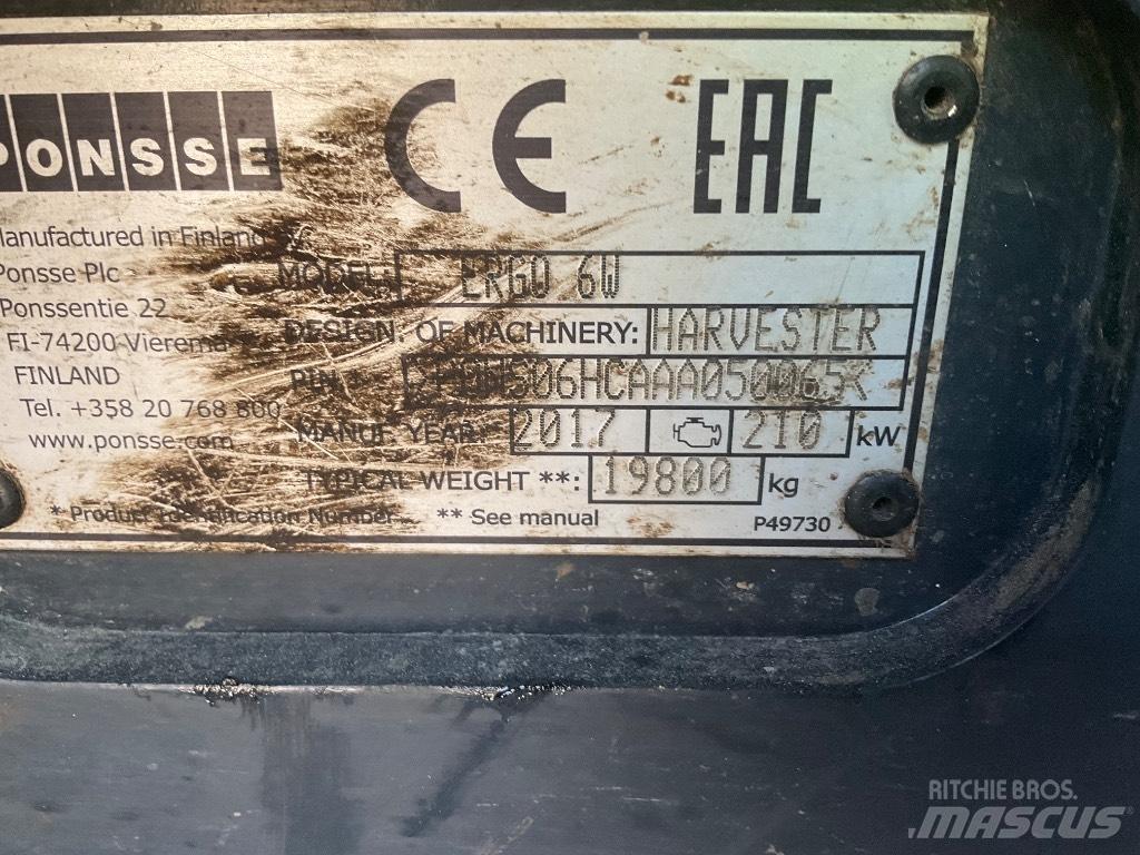 Ponsse ERGO 6W Harvesterji