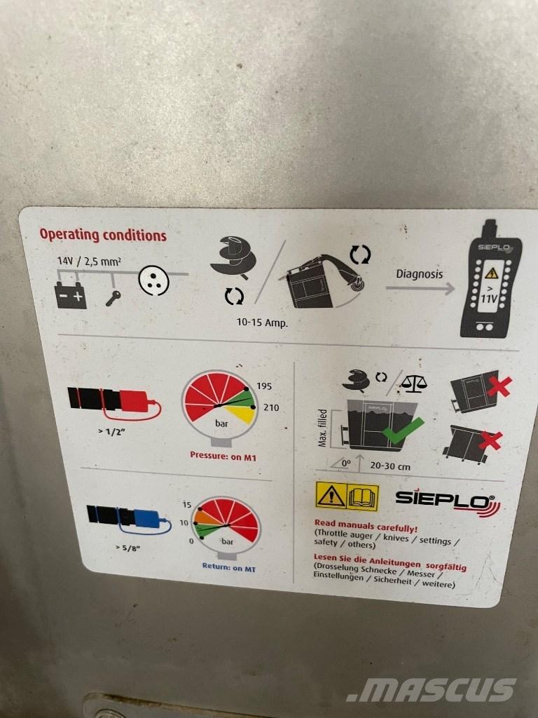  Sieplo MB 1800F Ostali stroji in oprema za živino