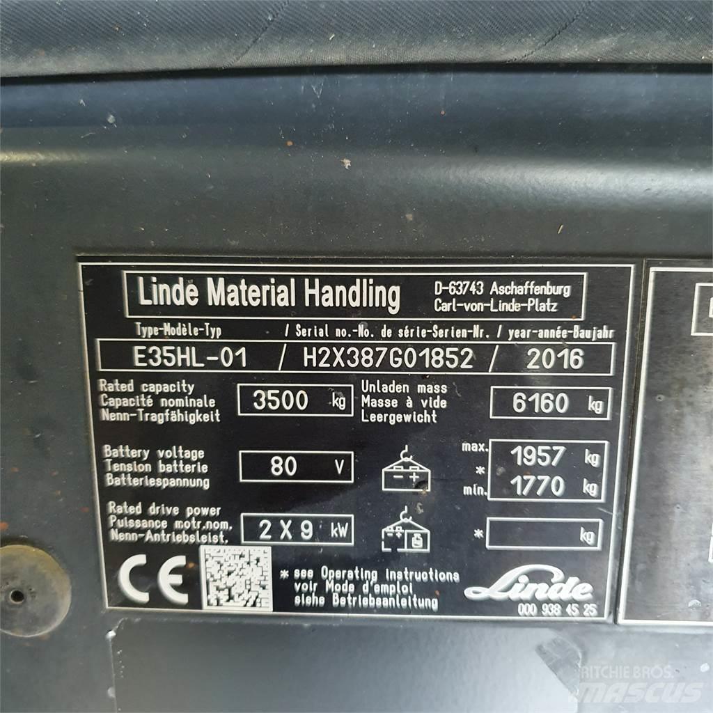 Linde E35HL Električni viličarji
