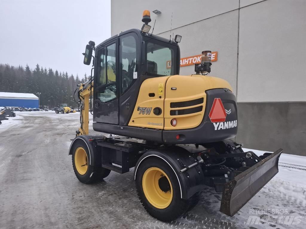 Yanmar B 75 W Bagri na kolesih