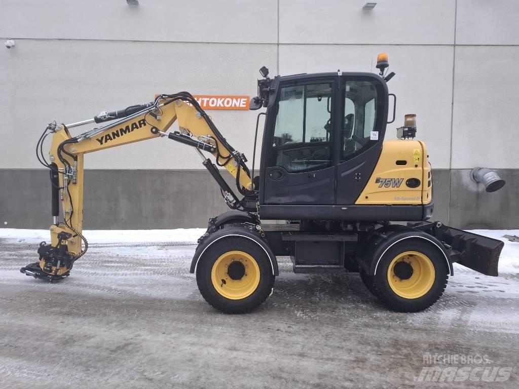 Yanmar B 75 W Bagri na kolesih