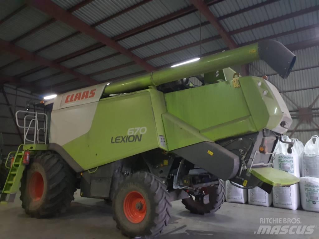 CLAAS Lexion 670 Kombajni