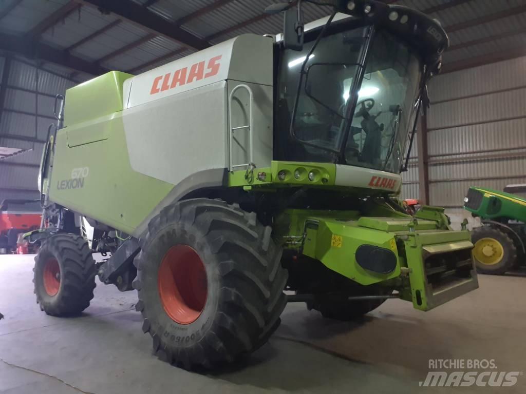 CLAAS Lexion 670 Kombajni