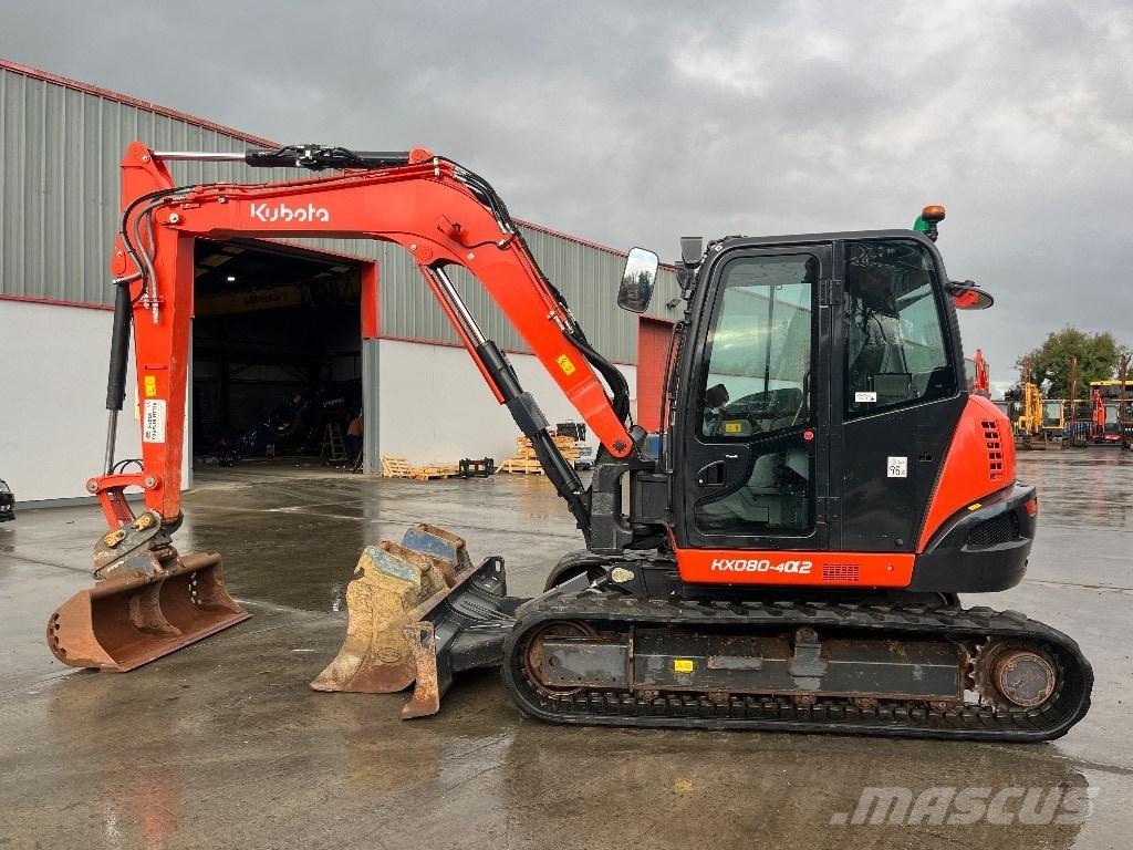 Kubota KX 080-4 Midi bagri 7t – 12t