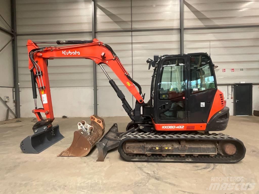 Kubota KX 080-4 A 2 Midi bagri 7t – 12t