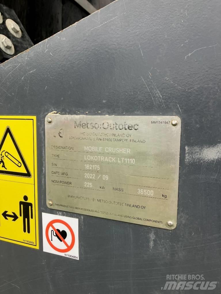 Metso LT 1110 Mobilni drobilniki