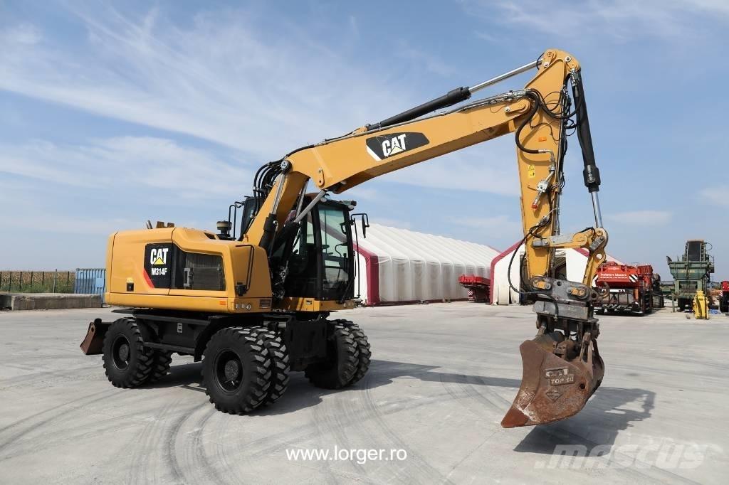 CAT M 314 F Bagri na kolesih
