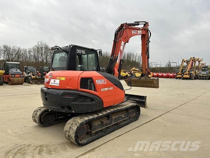 Kubota KX080-4A2 Midi bagri 7t – 12t