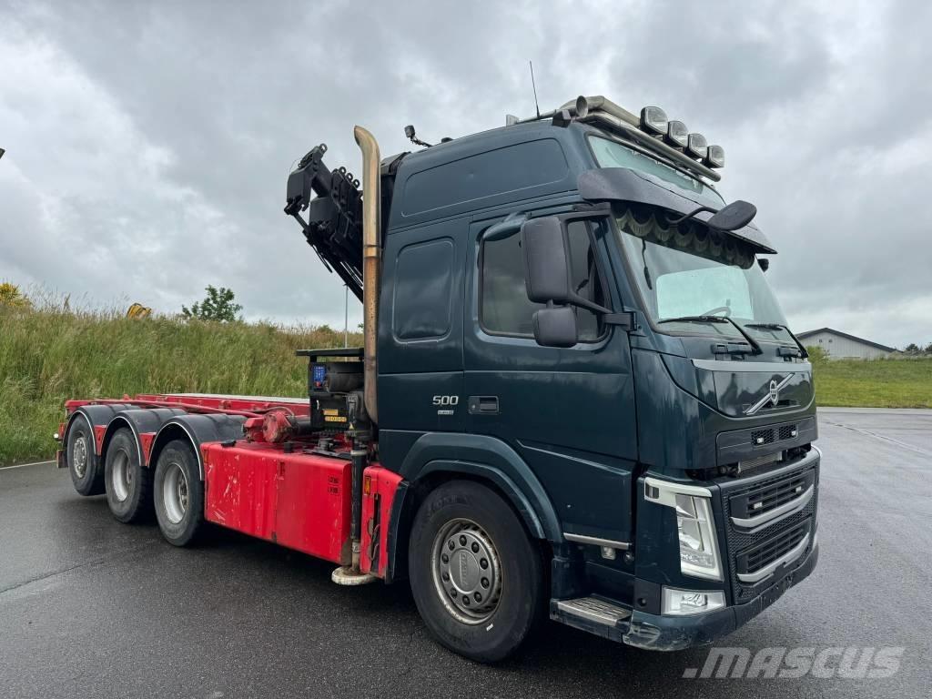 Volvo FM 500 Razstavljivi tovornjaki z žičnimi dvigali