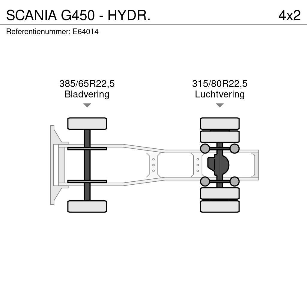 Scania G450 - HYDR. Vlačilci