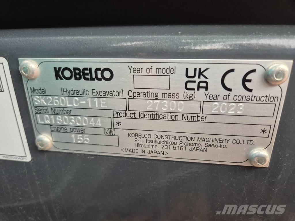 Kobelco SK260LC-11E Bagri goseničarji
