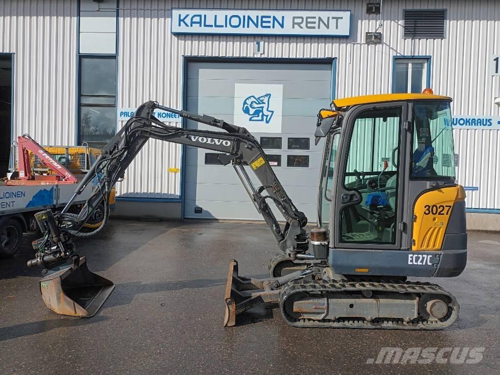 Volvo EC 27 C Mini bagri <7t