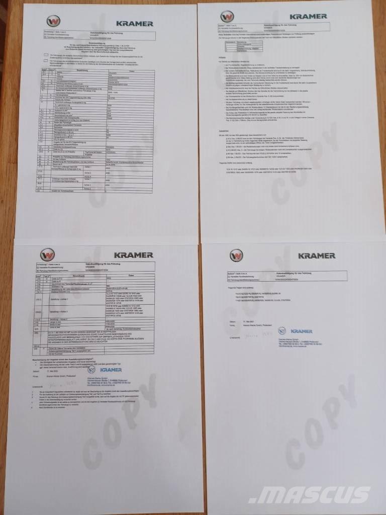 Kramer 5075 Kolesni nakladalci