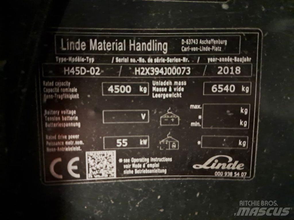 Linde H45D-02 Dizelski viličarji