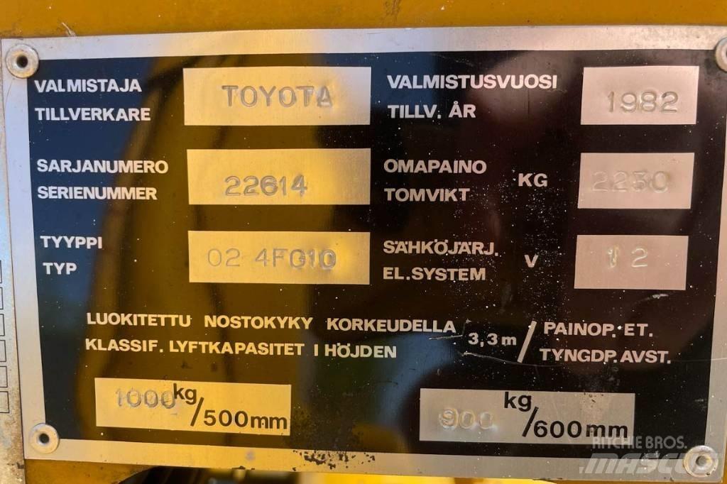 Toyota 02-4FG10 Plinski viličarji