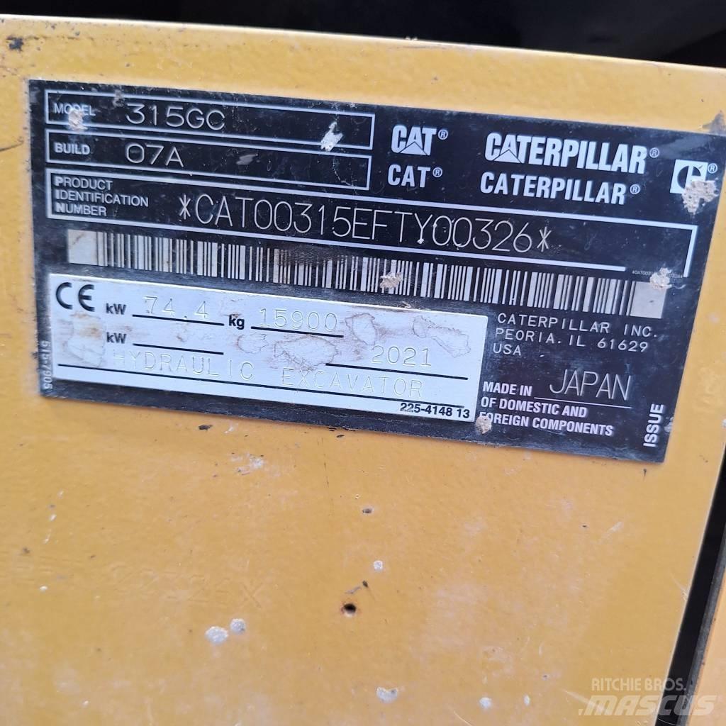 CAT 315 Bagri goseničarji