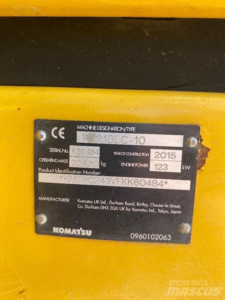 Komatsu PC 210 LC-10 Bagri goseničarji