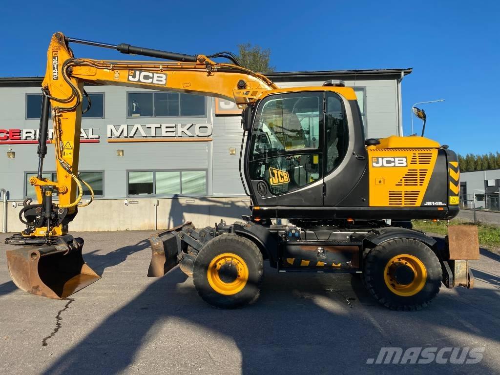 JCB JS145W T4i Bagri na kolesih