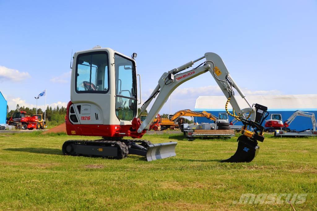 Takeuchi TB216 Mini bagri <7t