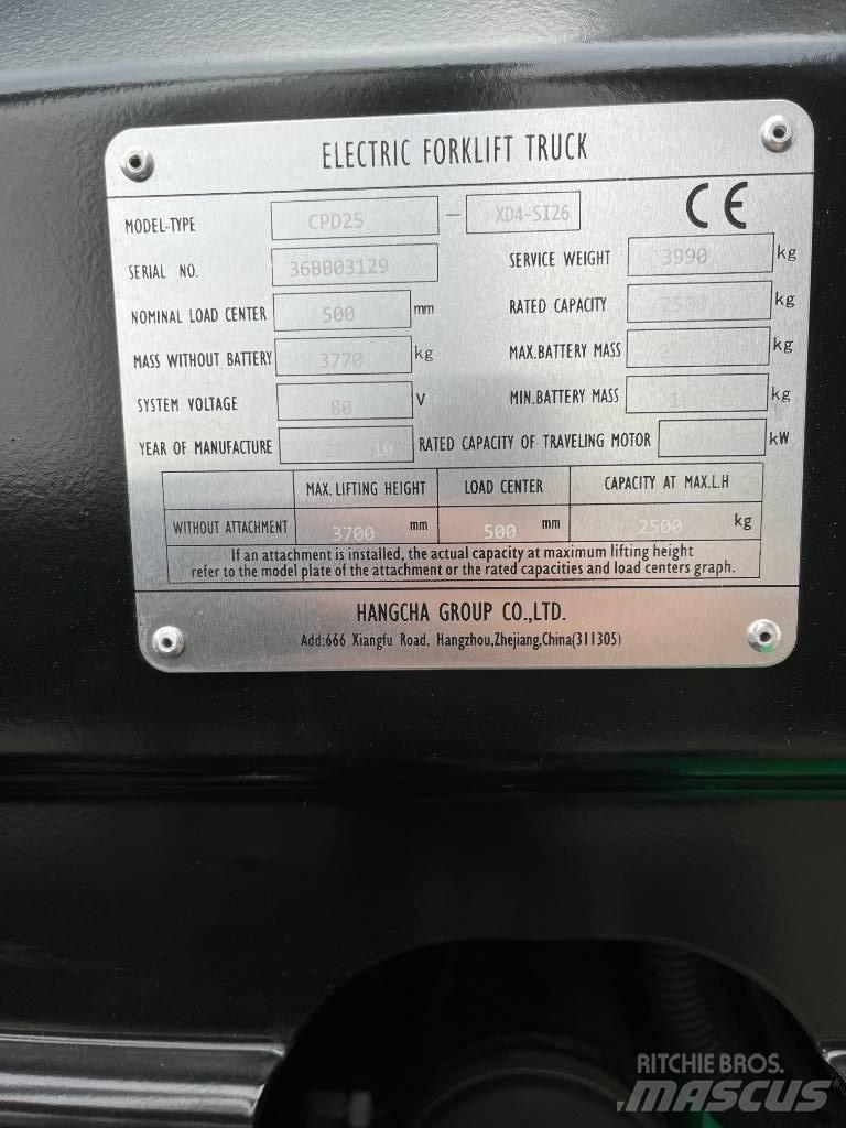 Hangcha CPD 25 Električni viličarji