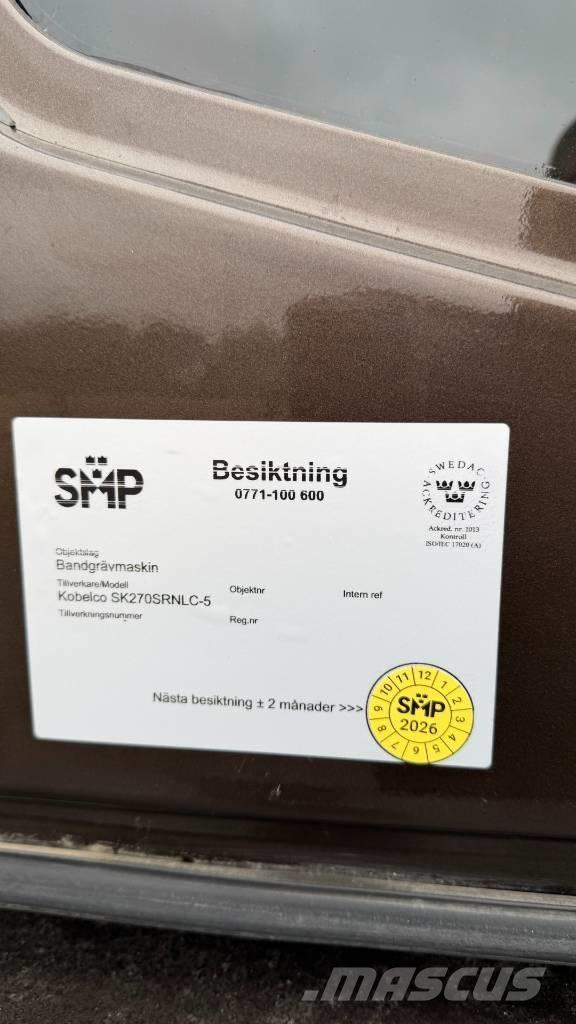 Kobelco SK 270 LC Bagri goseničarji