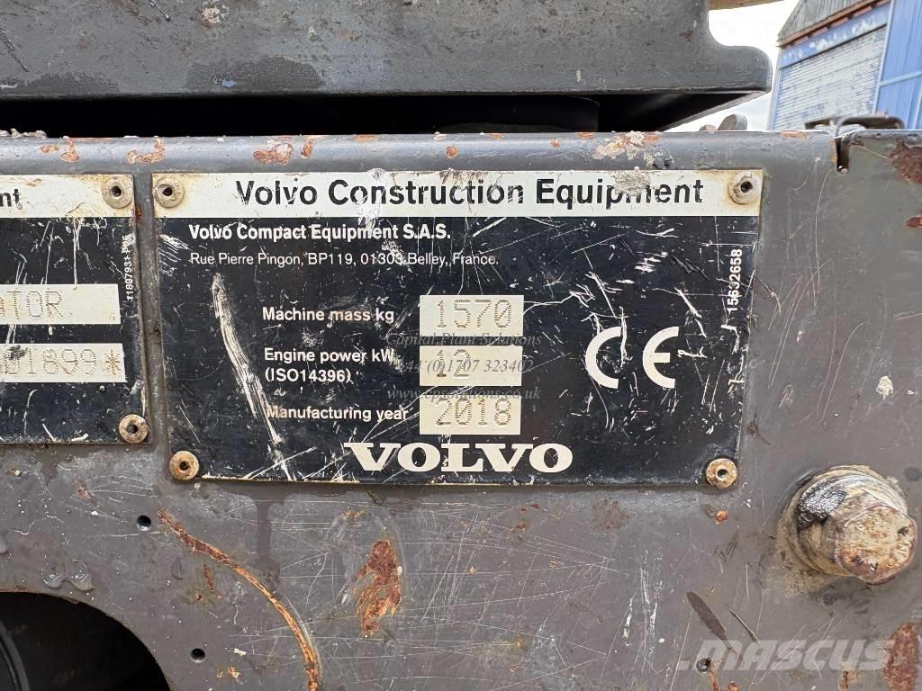 Volvo EC 15 D Mini bagri <7t
