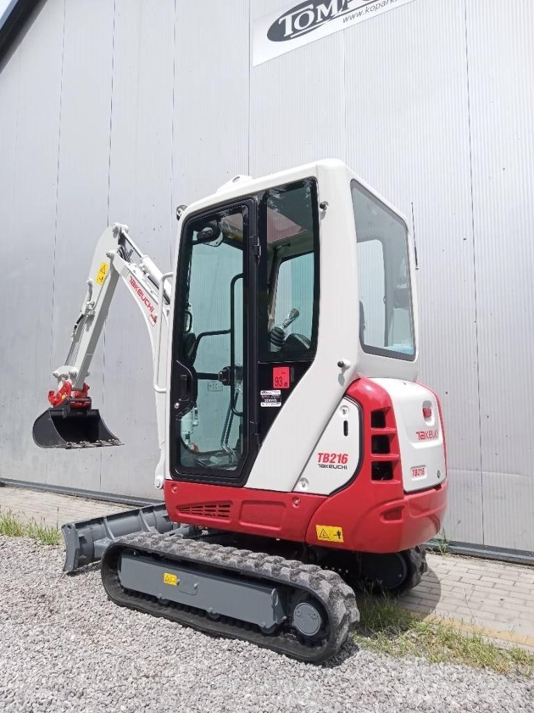 Takeuchi TB 216 Mini bagri <7t