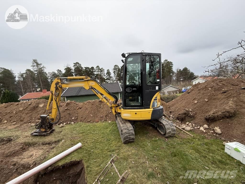 Komatsu PC 26 MR-3 Mini bagri <7t