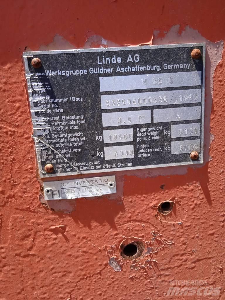 Linde H 35 D Dizelski viličarji