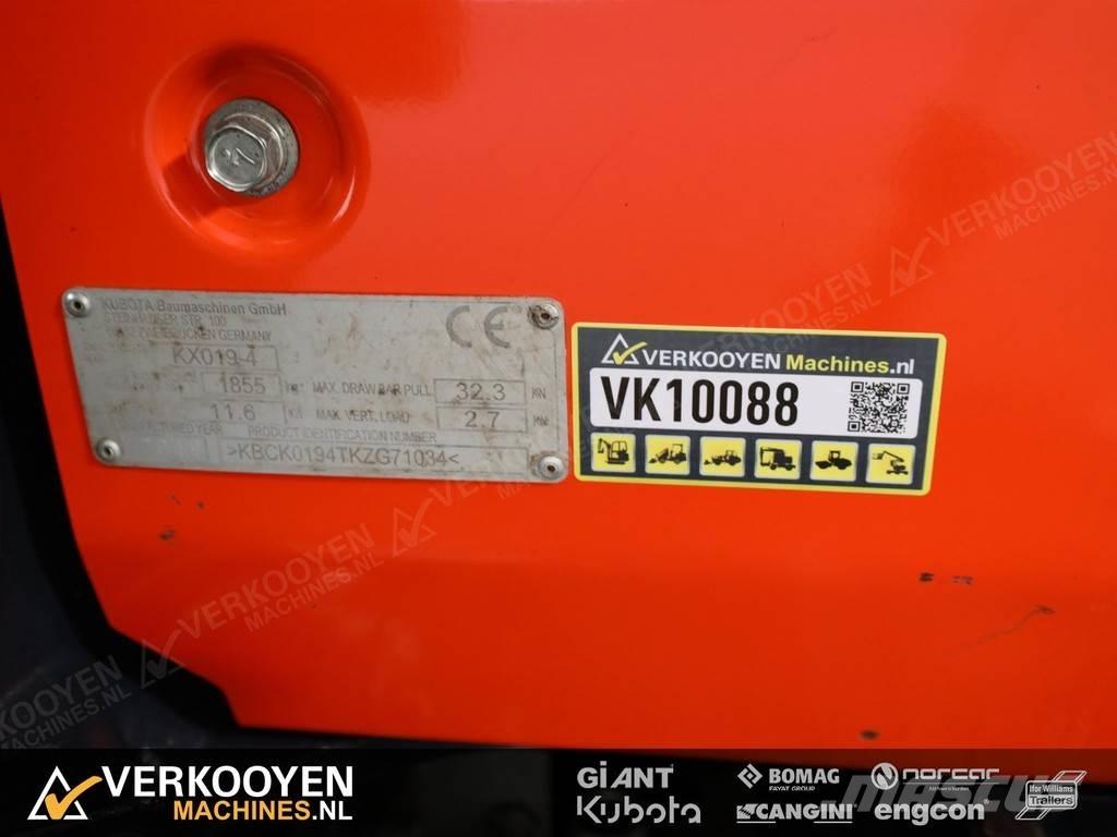 Kubota KX019-4 Mini bagri <7t