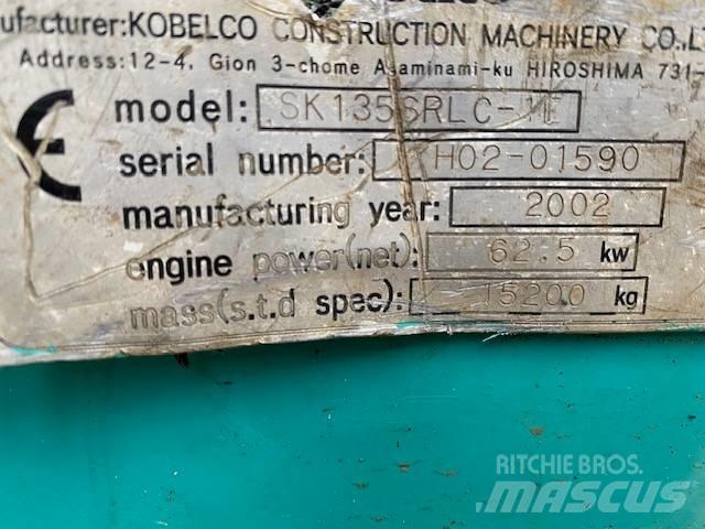 Kobelco SK 135 SR LC Bagri goseničarji