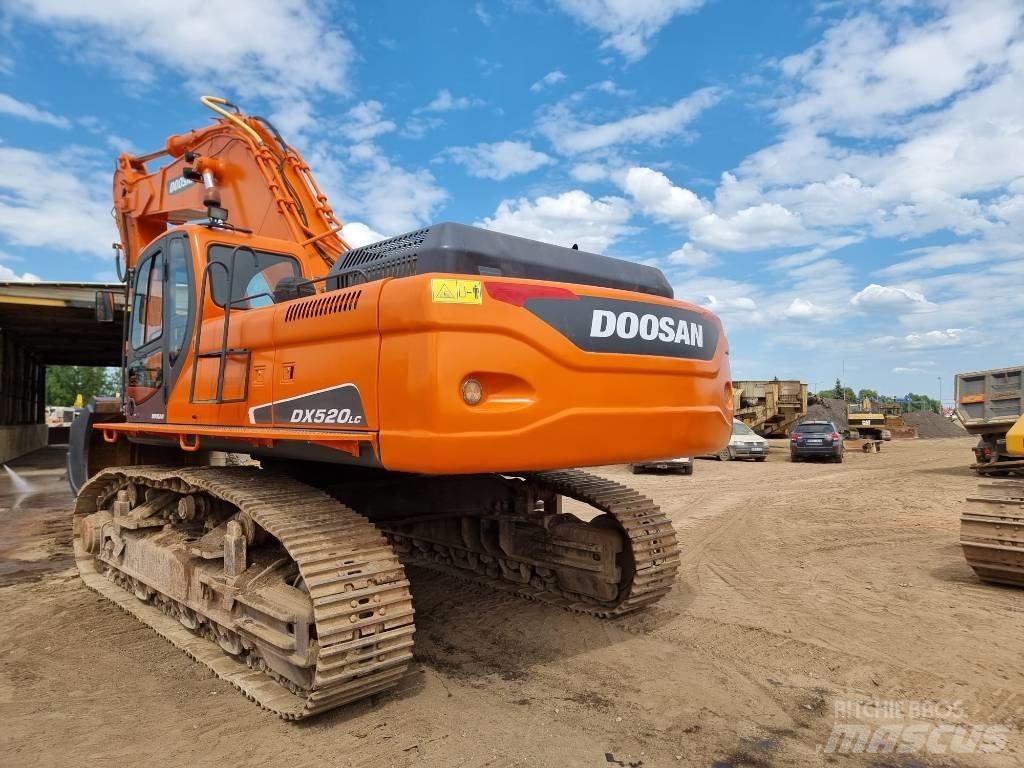Doosan DX 520 LC Bagri goseničarji